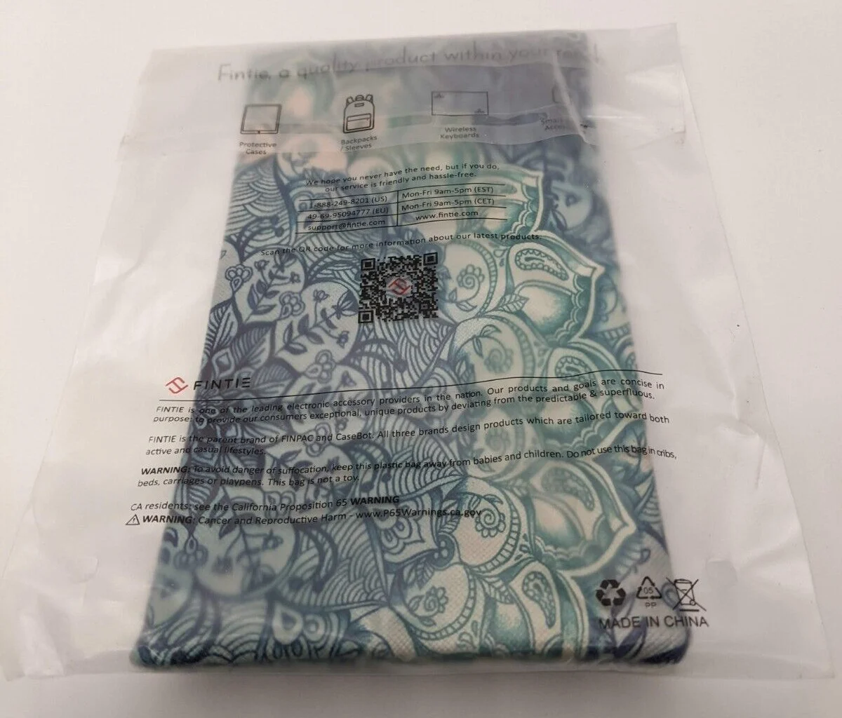Fintie Eyeglasses Pouch With Cleaning Cloth (Emerald Illusions, 3.9" x 6.8") 2